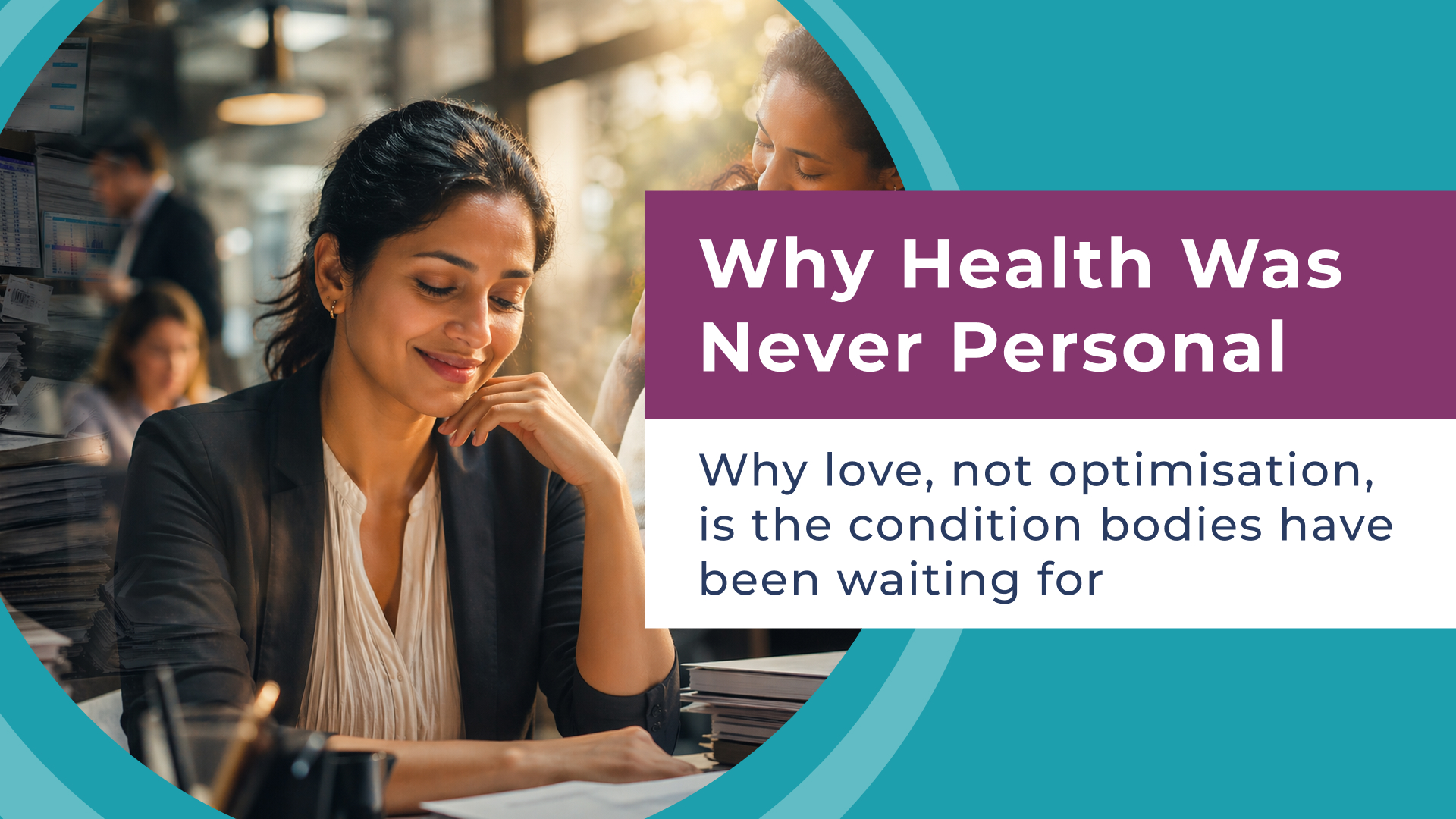 Why Health Was Never Personal