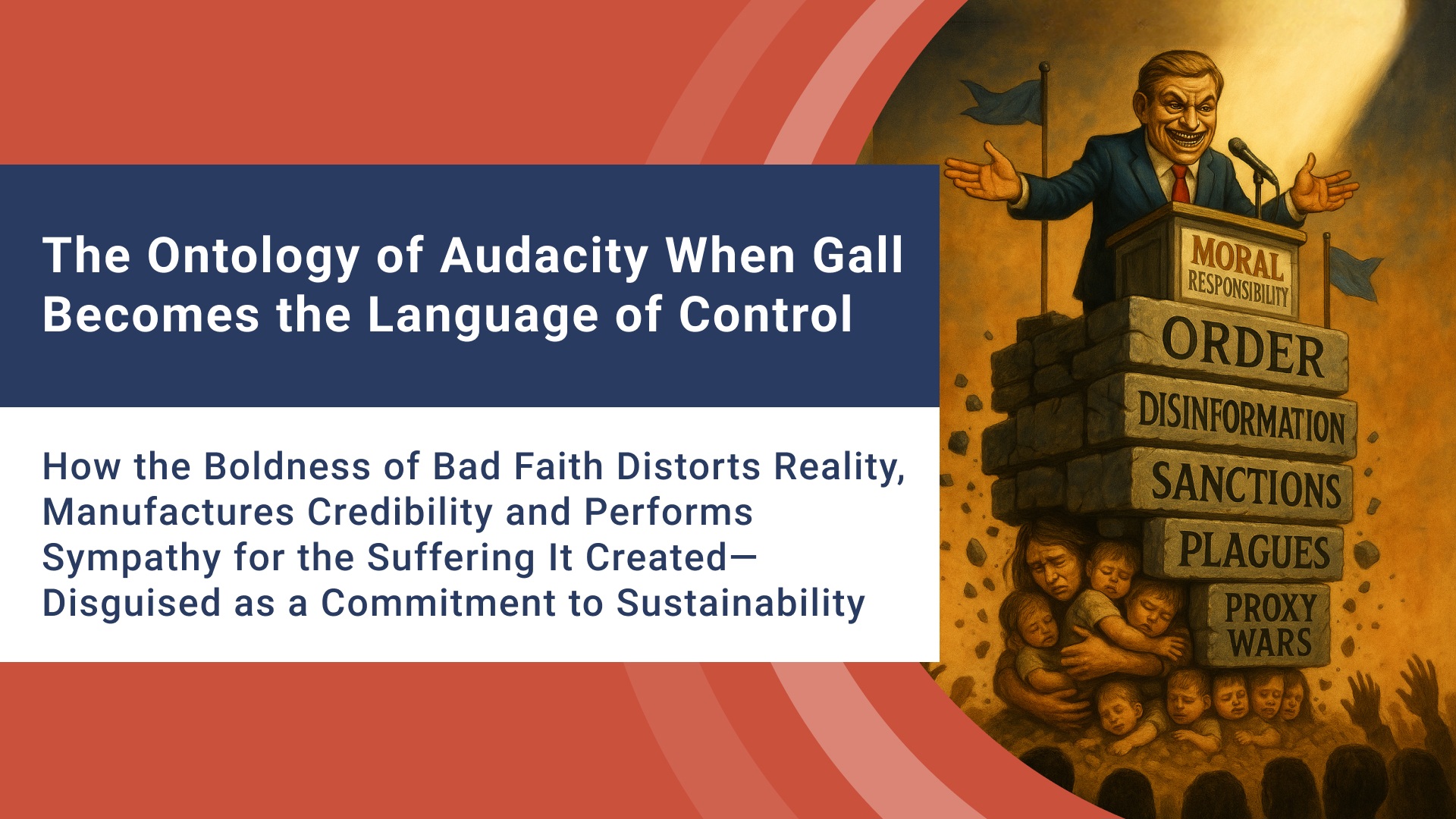 The Ontology of Audacity When Gall Becomes the Language of Control