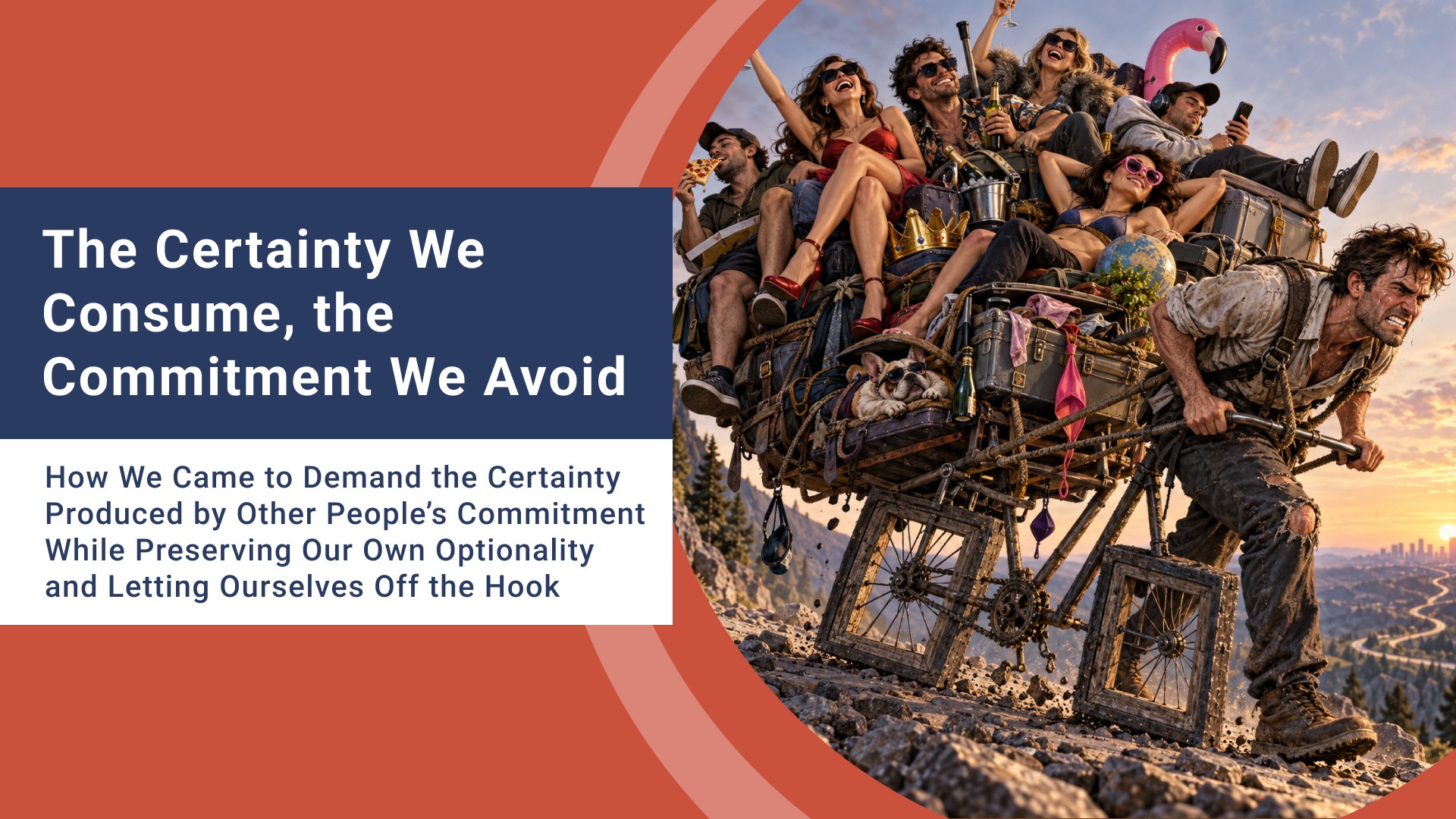 The Certainty We Consume, the Commitment We Avoid