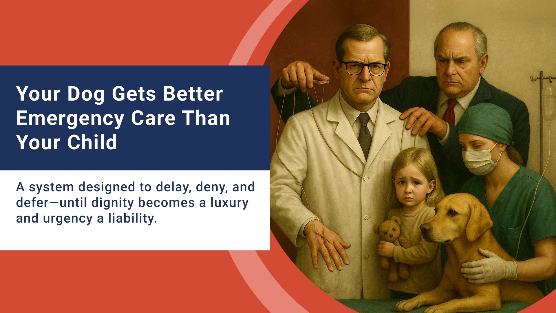 Your Dog Gets Better Emergency Care Than Your Child