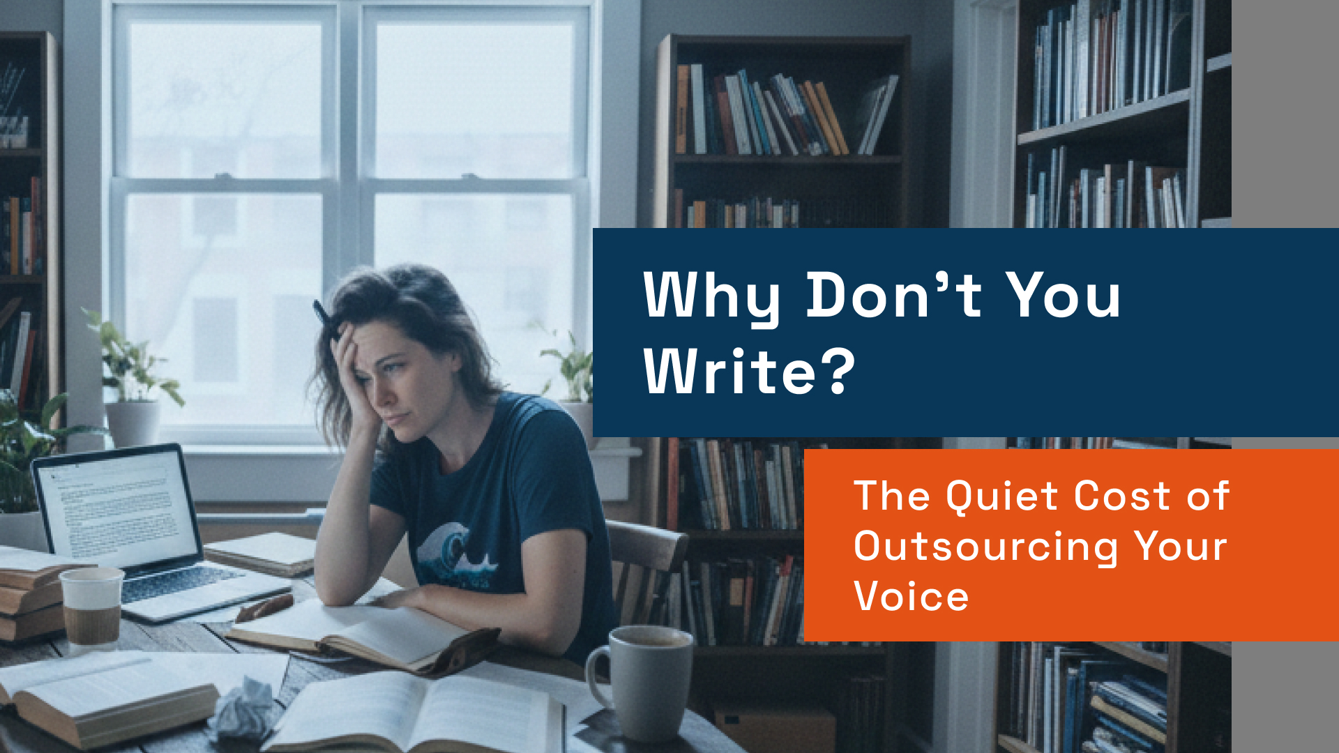 Why Don’t You Write?