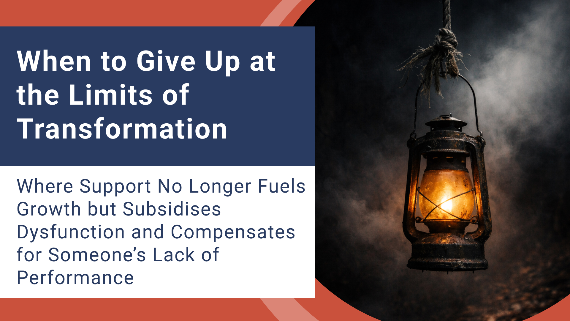 When to Give Up at the Limits of Transformation