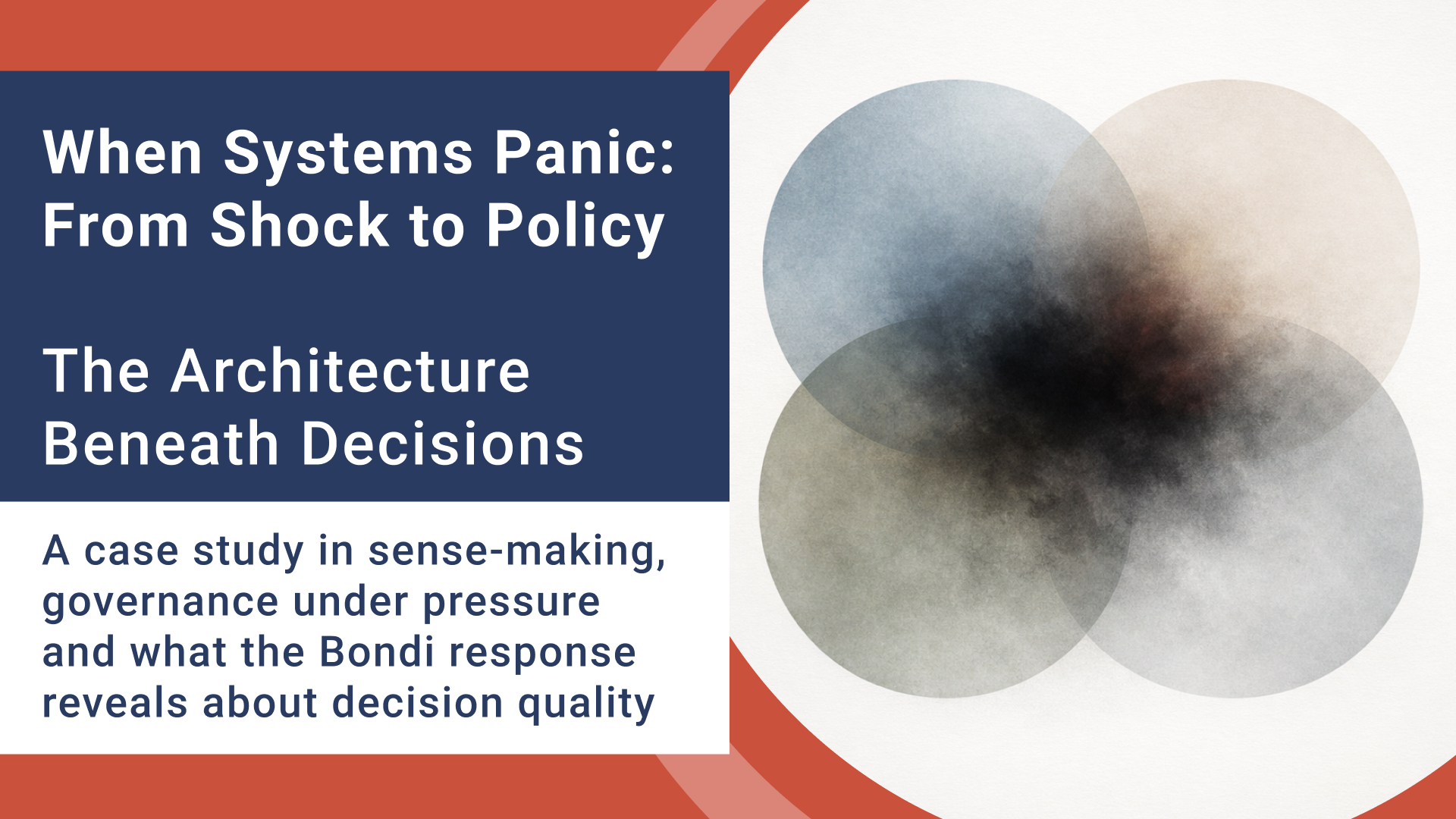 When Systems Panic: From Shock to Policy